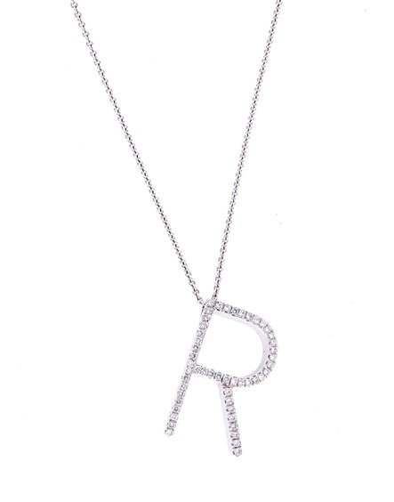 Collar Crivelli Mujer Lettere in Oro Diamante 0.38 Ct 017-1905 0.38 H IF - 017-1905 0.38 H IF